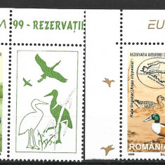 B0657 - Romania 1999 - Europa 2v.cu vigneta,neuzat,perfecta stare