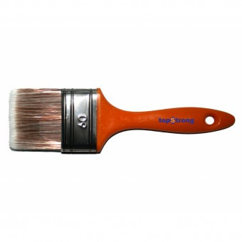 Pensula maner plastic, fir natural, Topstrong 40 mm foto