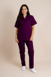 Costum Medical Visiniu Unisex Poplin 110g Cesare - 2XL