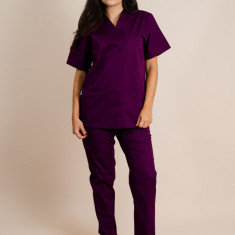 Costum Medical Visiniu Unisex Poplin 110g Cesare - 2XL