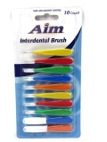 Set 10x Periute Interdentare, AIM, Curatare Eficienta intre Dinti, Aparat Dentar, Diverse Culori si