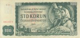 CEHOSLOVACIA 100 korun 1961 VF+++!!!