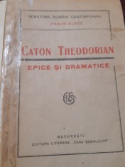 EPICE SI DRAMATICE CATON THEODORIAN PRINCEPS !!!!