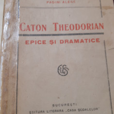 EPICE SI DRAMATICE CATON THEODORIAN PRINCEPS !!!!