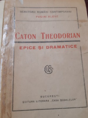 EPICE SI DRAMATICE CATON THEODORIAN PRINCEPS !!!! foto