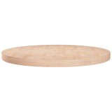 vidaXL Blat de masă rotund, &Oslash;60x4 cm, lemn masiv stejar netratat
