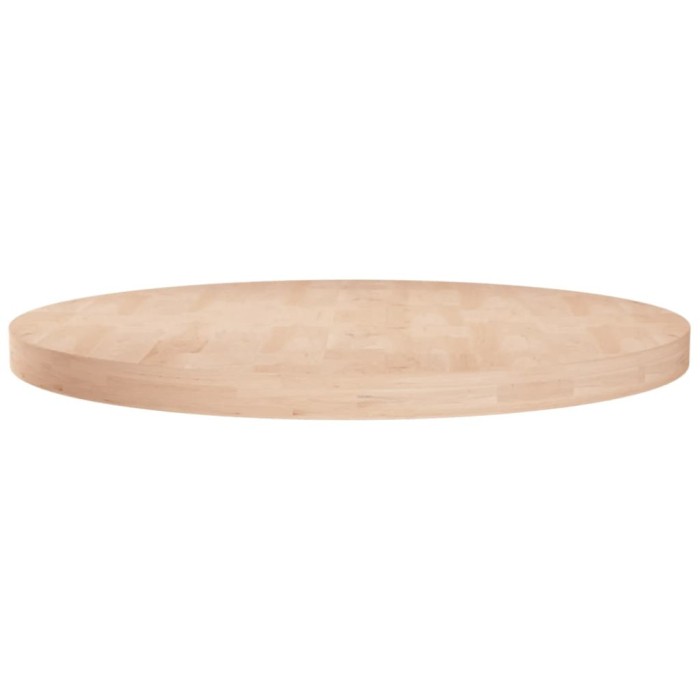 vidaXL Blat de masă rotund, &Oslash;60x4 cm, lemn masiv stejar netratat