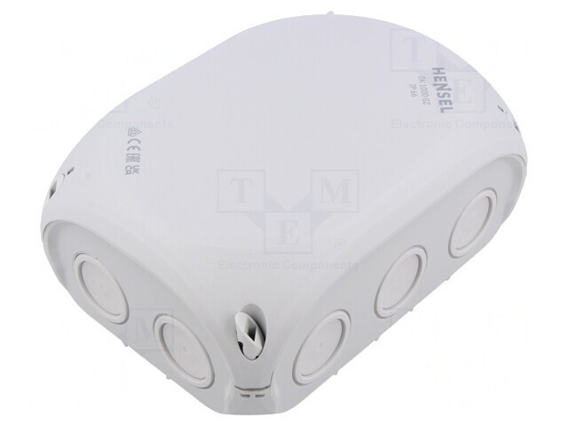 Cutie de conexiuni IP66 gri 130x180x77mm