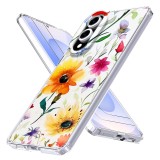 Husa pentru samsung galaxy s25 edge, atasare magnetica, magsafe, model floral 1