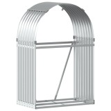 Cumpara ieftin Suport pentru busteni, argintiu, 80x45x120 cm, otel galvanizat