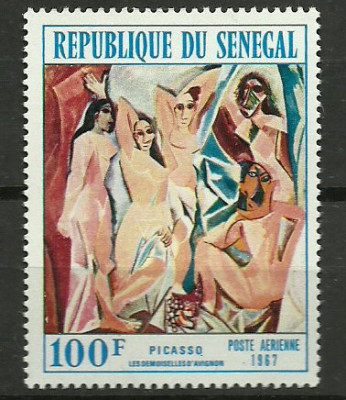 Senegal 1967 - pictura Picasso, arta, neuzata foto