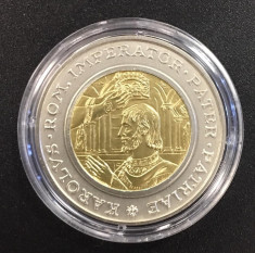 Andorra - 20 diners 1996 - 25 gr. Argint .925 &amp;amp; 1,6 gr Aur .917 Antichizat foto