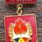 INSIGNA ROMANIA - PERIOADA COMUNISTA - PIONIER - DISTINS CU DIPLOMA DE ONOARE