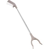Cleste pentru Colectarea Deseurilor, din Metal si Plastic, 77.5 cm, Fara Maini Murdare, Gri