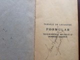 Tablele de logaritmi formular de trigonometrie mecanica si geometrie analitica, Alta editura