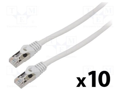 Cabluri Patch LANBERG F/UTP 6 litat CCA PVC gri 3m 26AWG - 10 buc. foto