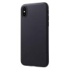 Husa Silicon iPhone X, Rosie/Neagra, Anti-Zgarieturi, Anti-Alunecare, Tip Carcasa