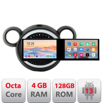 Navigatie Mini 2011-2015 cu sistem CIC Lenovo 8 core 4+64 10.5 inch Incell 1K android Wifi 5Ghz gps internet CarStore Technology foto