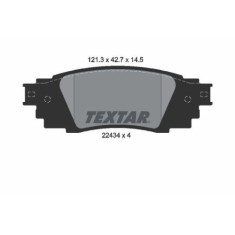 Placute frana Lexus Es ( Z10 A10 H10) 07.18-, Lbx (Mayh1) 09.23-, Rx ( L2) 10.15-, Ux ( Aa1 Ah1 Ma1) 10.18-; Toyota Camry ( V7 Va7 Vh7) 06.17-, C-Hr