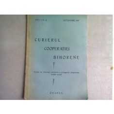REVISTA CURIERUL COOPERATIEI BIHORENE NR.8/ OCTOMBRIE 1937