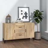 Gossi servanta, stejar sonoma, 100x36x60 cm, lemn compozit