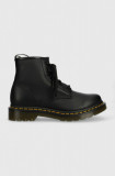 Dr. Martens bocanci de piele 101 femei, culoarea negru, cu platformă DM30700001