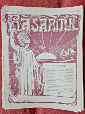 Revista Rasaritul, anul X, nr.9/1928 foto