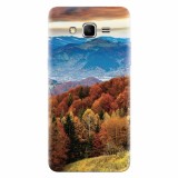Husa silicon pentru Samsung Grand Prime, Autumn Mountain Fall Rusty Forest Colours