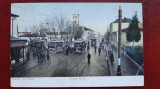 Braila-1906-Str.Galati,tramvaie,animatie-C.P.circ.-perf.-RARA