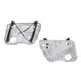 Macara geam Seat Ibiza/Cordoba (6l), 2002-2006, 4/5 Usi, fata stanga, cu panou, electrica, fara motoras, 6L4837461; 6L4837755G, Rapid