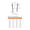 KGEA Abzweig DN/OD 160/125 45 Grad
