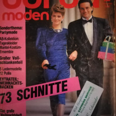 Burda revista moda vintage cu tipare1986