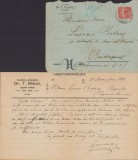 134S Ioan Mezei, scrisoare olografă, antet cabinet avocat Theodor Mihali din Dej, 1905, privitor la adunările poporale rom&acirc;nești din Bihor