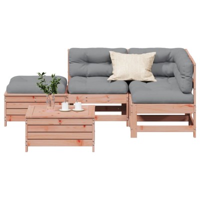 Gossi set mobilier de gradina cu perne, 5 piese, lemn masiv douglas foto