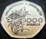 Moneda exotica 1000 DOBRAS - SAO TOME &amp; PRINCIPE, anul 1997 *cod 3290
