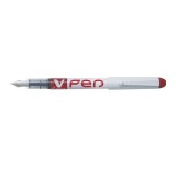 Stilou V-Pen Erasable Pilot varf mediu, rosu