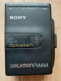 Cumpara ieftin Casetofon radio cu casti Walkman Sony WM-F2061 vechi vintage partial functional