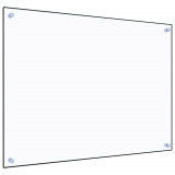 Panou antistropi bucatarie transparent 80x60 cm sticla securiz. GartenMobel Dekor, vidaXL