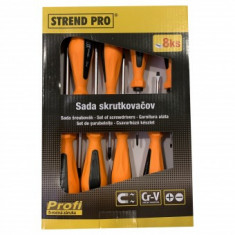 Set surubelnite Strend Pro SD9971, drepte si in cruce, 8 piese, Cr-V