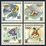Cehoslovacia 1972 - Jocurile Olimpice, sport, serie neuzata