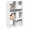 vidaXL Bibliotecă, alb, 66x31x112 cm, lemn prelucrat 860301