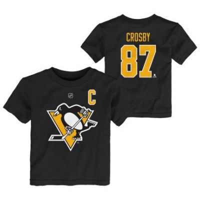 Pittsburgh Penguins tricou de copii Flat Captains Name and Number - Dětsk&amp;eacute; L (13 - 14 let) foto