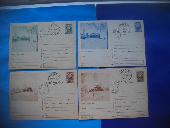 HOPCT LOT 2227 CABANA CRISTIANUL MARE-IP JUD-BRASOV-6 CARTI POSTALE-NECIRCULATE