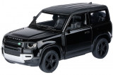 Macheta Kinsmart Land Rover Defender Negru 1:36 A83839