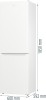 RESIGILAT &ndash; COMBINA FRIGORIFICA GORENJE NRK6191EW4, Clasa F, 300L, NoFrost Plus, IonAir, Multiflow 360&deg;, Alb