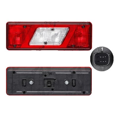 Stop spate lampa Ford Transit/Tourneo Courier, 05.2014-, Pick-Up, Omologare: ECE, altele foto
