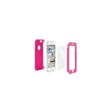 Husa 360 Samsung Galaxy A5 2017 (A520) Roz Plastic + Sticla Temperata