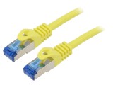 Cabluri patch S/FTP 6a CCA LSZH galben 3m 26AWG