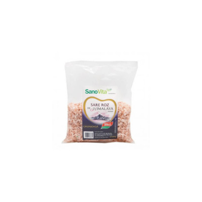 Sare Roz de Himalaya Grunjoasa Sano Vita, 500g, Sare de Himalaya, Sare Sano Vita, Sare de Himalaya Sano Vita, Sare Neiodata, Sare Neiodata Sano Vita, foto