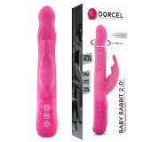 Vibrator de iepure multifuncțional re&icirc;ncărcabil rotativ pentru stimulare